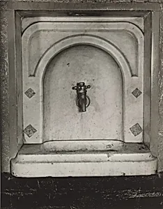Fifth Avenue Theater Interior: Drinking Fountain Behind Scenes, 1185 Broadway, Manhattan