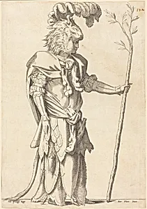 Figure Costumed as Hercules by French 16th Century