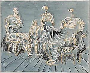 Figures on a Grey Ground