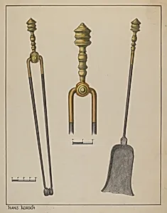 Fire Tongs and Shovel