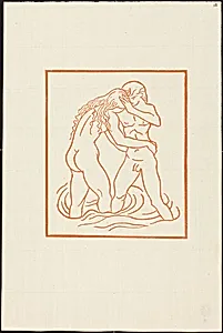 First Book: Chloe Casting Daphnis into Her Arms (Daphnis et Chloe se lavent ensemble dans la caverne des nymphes)