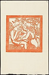 First Book: Daphnis Playing His Pipe for Chloe (Daphnis jouant de l'harmonica pour Chloe)