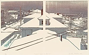 First Snow on Gold Street