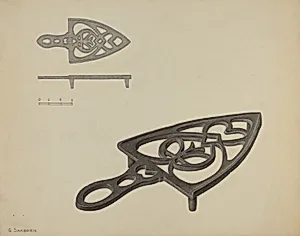 Flat Iron Holder
