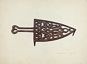 Flat Iron Holder