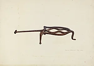 Flat Iron Holder