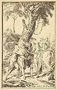 Flight of M. de Belle-Isle, Prisoner with theAttakapas [right]