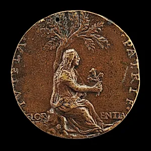 Florence Seated under a Laurel Tree [reverse]