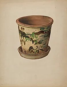 Flower Pot with Saucer