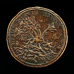 Flowering Shrub Growing through Thorns [reverse]