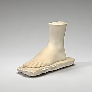 Foot of "The Greek Slave"