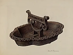 Foot Scraper and Tray
