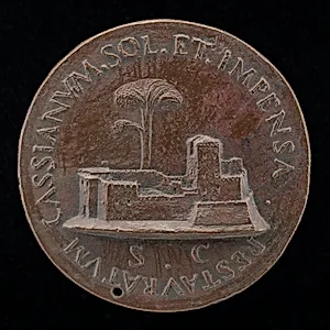 Fortress with a Tall Tree [reverse]