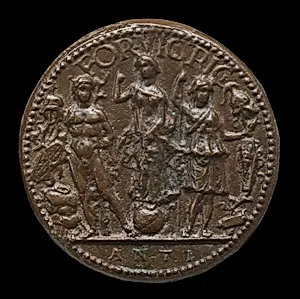 Fortune, Mars, and Minerva [reverse]