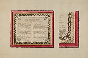 Frame of Hair Flowers