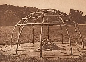 Frame of Peyote Sweat-Lodge