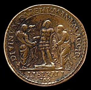 Francesco Gonzaga Giving Alms [reverse]
