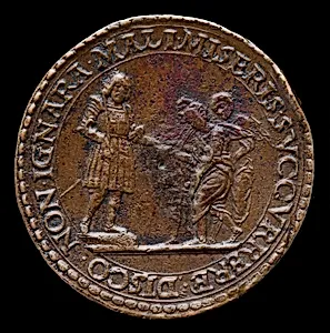 Francesco Gonzaga Giving Alms [reverse]