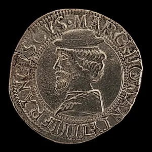 Francesco II Gonzaga, 1466-1519, 4th Marquess of Mantua 1484 [obverse]