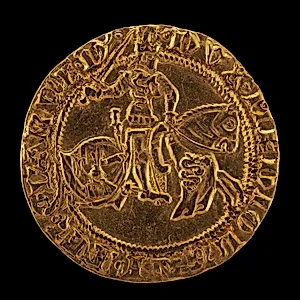 Francesco in Armor on Horseback, Wielding Sword [reverse]