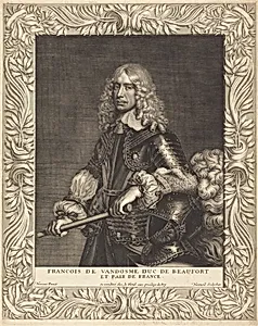 Francois, Duc de Beaufort by Robert Nanteuil after Jean Nocret