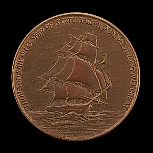 Franklin Delano Roosevelt Fourth Inaugural Medal: The Ship of State [reverse]