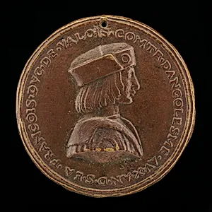 François, Duke of Valois, 1494-1547, afterwards François I, King of France 1515 [obverse]