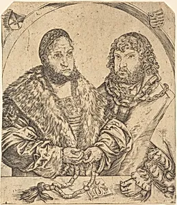Frederick the Wise and John the Constant of Saxony by Lucas Cranach the Elder