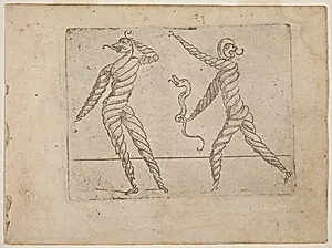 From "Bizzarie di varie Figure" by Giovanni Battista Bracelli