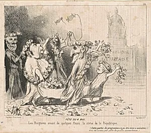 Fête du 4 Mai by Honoré Daumier