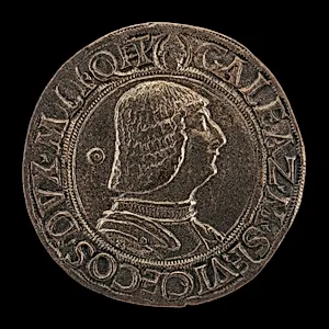 Galeazzo Maria Sforza, 1444-1476, 5th Duke of Milan 1466 [obverse]
