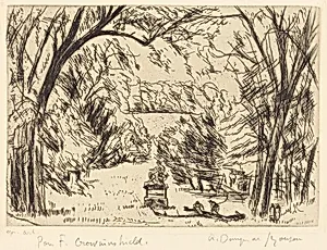 Gardens of Saint-Cloud (Le parc de Saint-Cloud ou les jardins de Saint-Cloud) by André Dunoyer de Segonzac