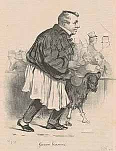 Garçon brasseur... by Honoré Daumier