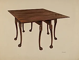 Gatelegged (Table) Ball & Claw Feet