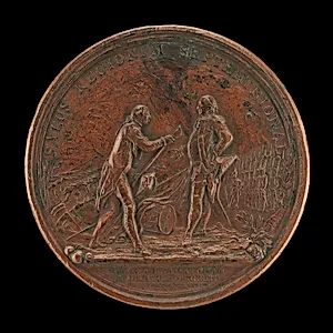 General Burgoyne Surrenders His Sword to General Gates at Saratoga [reverse]