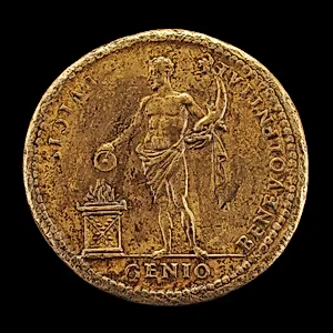 Genius Holding a Dolphin and Sacrificing [reverse]