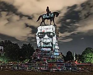 George Floyd Projection, Richmond, Virginia