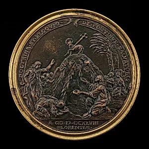 Giancarlo Rossetti Preaching with the Agnus Dei on a Mound [reverse]