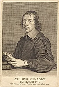 Gilles Menage by Robert Nanteuil