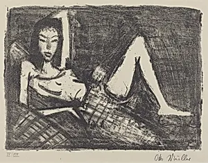 Girl on a Couch (Mädchen auf dem Kanapee)