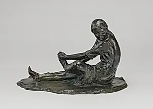 Girl Seated (from the Wading series)