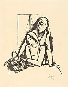 Girl with Fruit Basket (Madchen mit Fruchtekorb)