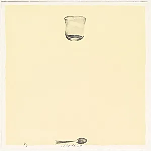 Glass at Top—Spoon on Bottom
