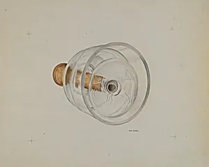 Glass Butter Mold