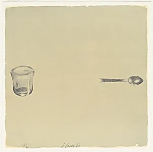 Glass Middle Left—Spoon Middle Right