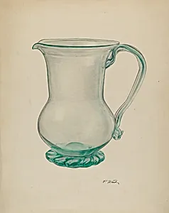Glass Water Pitcher