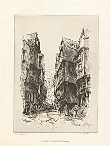 Grande Rue à Morlaix (Bretagne) (Grand Rue, Morlaix, Brittany)