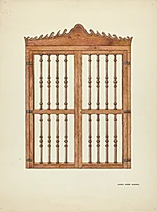 Grille Doors of Wood