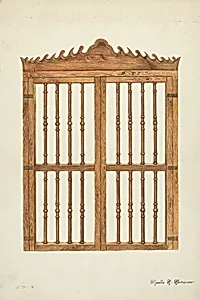 Grille Doors of Wood