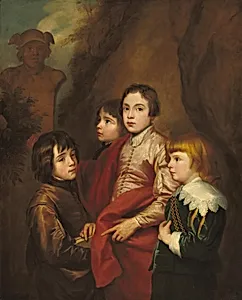 Group of Four Boys